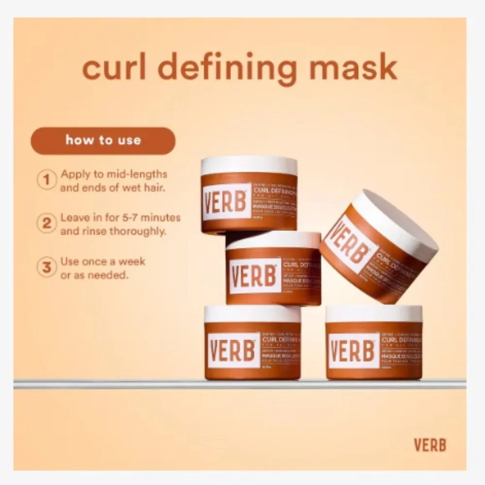 Verb Curl Defining‎ Mask for Waves, Curls, and Coils | 6.5 oz | Brand New